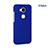 Hard Rigid Plastic Matte Finish Snap On Case for Huawei G7 Plus Blue