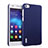 Hard Rigid Plastic Matte Finish Snap On Case for Huawei Honor 6 Blue