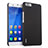 Hard Rigid Plastic Matte Finish Snap On Case for Huawei Honor 6 Plus Black