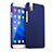 Hard Rigid Plastic Matte Finish Snap On Case for Huawei Honor 7i shot X Blue