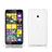 Hard Rigid Plastic Matte Finish Snap On Case for Nokia Lumia 1320 White