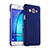 Hard Rigid Plastic Matte Finish Snap On Case for Samsung Galaxy On7 Pro Blue