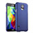 Hard Rigid Plastic Matte Finish Snap On Case for Samsung Galaxy S5 G900F G903F Blue