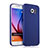 Hard Rigid Plastic Matte Finish Snap On Case for Samsung Galaxy S6 Duos SM-G920F G9200 Blue