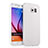 Hard Rigid Plastic Matte Finish Snap On Case for Samsung Galaxy S6 Duos SM-G920F G9200 White