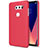 Hard Rigid Plastic Matte Finish Snap On Case M01 for LG V30 Red