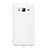 Hard Rigid Plastic Matte Finish Snap On Case M02 for Samsung Galaxy Amp Prime J320P J320M White