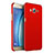 Hard Rigid Plastic Matte Finish Snap On Case M02 for Samsung Galaxy On7 Pro Red
