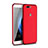 Hard Rigid Plastic Matte Finish Snap On Case M06 for Huawei Honor V8 Red