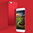 Hard Rigid Plastic Matte Finish Snap On Case Q03 for Apple iPhone SE (2020) Red
