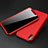 Hard Rigid Plastic Matte Finish Snap On Case S02 for Apple iPhone Xs Red