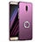 Hard Rigid Plastic Matte Finish Snap On Case with Finger Ring Stand A02 for Huawei Mate 9 Pro Purple