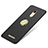 Hard Rigid Plastic Matte Finish Snap On Case with Finger Ring Stand A02 for Xiaomi Redmi Note 3 Black