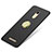 Hard Rigid Plastic Matte Finish Snap On Case with Finger Ring Stand A02 for Xiaomi Redmi Note 3 MediaTek Black