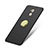 Hard Rigid Plastic Matte Finish Snap On Case with Finger Ring Stand A03 for Huawei Nova Smart Black