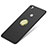 Hard Rigid Plastic Matte Finish Snap On Case with Finger Ring Stand A03 for Xiaomi Mi Max Black