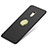 Hard Rigid Plastic Matte Finish Snap On Case with Finger Ring Stand A03 for Xiaomi Redmi Note 4 Black