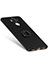 Hard Rigid Plastic Matte Finish Snap On Case with Finger Ring Stand A05 for Huawei Mate 9 Black