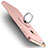 Hard Rigid Plastic Matte Finish Snap On Case with Finger Ring Stand for Apple iPhone 5 Pink