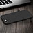 Hard Rigid Plastic Matte Finish Snap On Case with Finger Ring Stand for Apple iPhone 8 Black