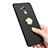 Hard Rigid Plastic Matte Finish Snap On Case with Finger Ring Stand for Huawei G9 Plus Black