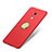 Hard Rigid Plastic Matte Finish Snap On Case with Finger Ring Stand for Huawei GR5 Red