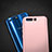 Hard Rigid Plastic Matte Finish Snap On Case with Finger Ring Stand for Huawei Honor 9 Premium Pink