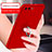 Hard Rigid Plastic Matte Finish Snap On Case with Finger Ring Stand for Huawei Honor View 10 Red