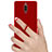 Hard Rigid Plastic Matte Finish Snap On Case with Finger Ring Stand for Huawei Mate 9 Pro Red