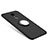 Hard Rigid Plastic Matte Finish Snap On Case with Finger Ring Stand for Xiaomi Redmi 5 Black