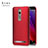 Hard Rigid Plastic Matte Finish Snap On Cover for Asus Zenfone 2 ZE551ML ZE550ML Red