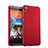 Hard Rigid Plastic Matte Finish Snap On Cover for HTC Desire 820 Red