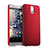 Hard Rigid Plastic Matte Finish Snap On Cover for HTC One E8 Red