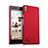 Hard Rigid Plastic Matte Finish Snap On Cover for Huawei Ascend P6 Red