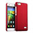 Hard Rigid Plastic Matte Finish Snap On Cover for Huawei G Play Mini Red