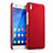 Hard Rigid Plastic Matte Finish Snap On Cover for Huawei Honor 4A Red