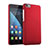 Hard Rigid Plastic Matte Finish Snap On Cover for Huawei Honor 4X Red