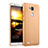 Hard Rigid Plastic Matte Finish Snap On Cover for Huawei Mate 7 Gold