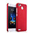 Hard Rigid Plastic Matte Finish Snap On Cover for Huawei P8 Lite Smart Red