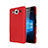 Hard Rigid Plastic Matte Finish Snap On Cover for Microsoft Lumia 950 Red