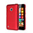 Hard Rigid Plastic Matte Finish Snap On Cover for Nokia Lumia 530 Red