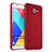 Hard Rigid Plastic Matte Finish Snap On Cover for Samsung Galaxy A9 (2016) A9000 Red