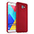 Hard Rigid Plastic Matte Finish Snap On Cover for Samsung Galaxy A9 Pro (2016) SM-A9100 Red