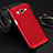 Hard Rigid Plastic Matte Finish Snap On Cover for Samsung Galaxy J5 SM-J500F Red