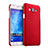 Hard Rigid Plastic Matte Finish Snap On Cover for Samsung Galaxy J7 SM-J700F J700H Red