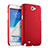 Hard Rigid Plastic Matte Finish Snap On Cover for Samsung Galaxy Note 2 N7100 N7105 Red