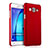 Hard Rigid Plastic Matte Finish Snap On Cover for Samsung Galaxy On5 G550FY Red