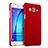 Hard Rigid Plastic Matte Finish Snap On Cover for Samsung Galaxy On7 G600FY Red