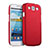 Hard Rigid Plastic Matte Finish Snap On Cover for Samsung Galaxy S3 i9300 Red