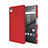 Hard Rigid Plastic Matte Finish Snap On Cover for Sony Xperia Z5 Red